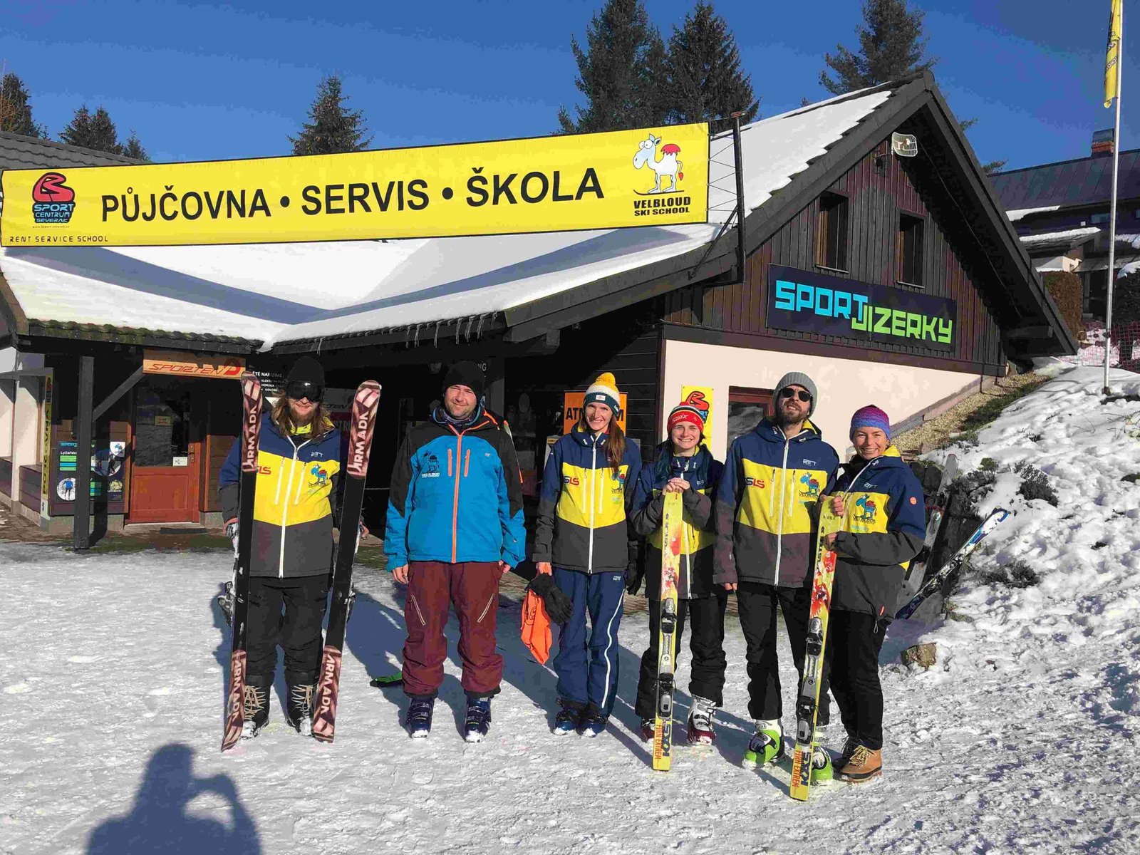 Brigáda / práce: Instruktor lyžování a snowboardingu na Severáku