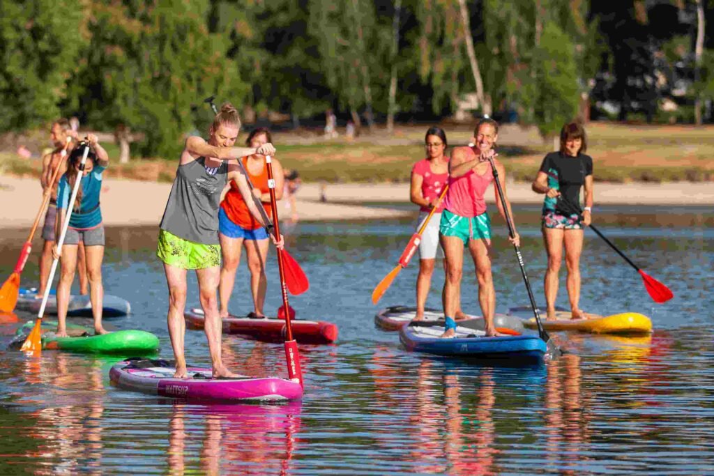 paddleboarding na jablonecke prehrade